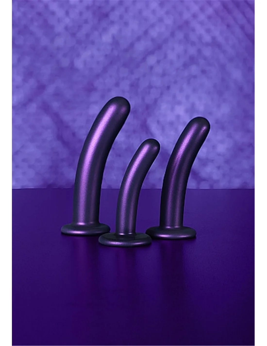 Ouch! Ouch Smooth G-spot Dildo 12 Cm Metallic Purple 8 Ouch! Ouch Smooth G-spot Dildo 12 Cm Metallic Purple - Afbeelding 8
