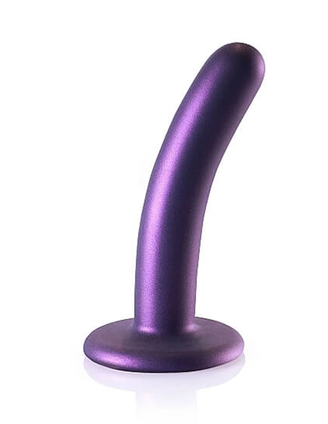 Ouch! Ouch Smooth G-spot Dildo 12 Cm Metallic Purple 1 Ouch! Ouch Smooth G-spot Dildo 12 Cm Metallic Purple