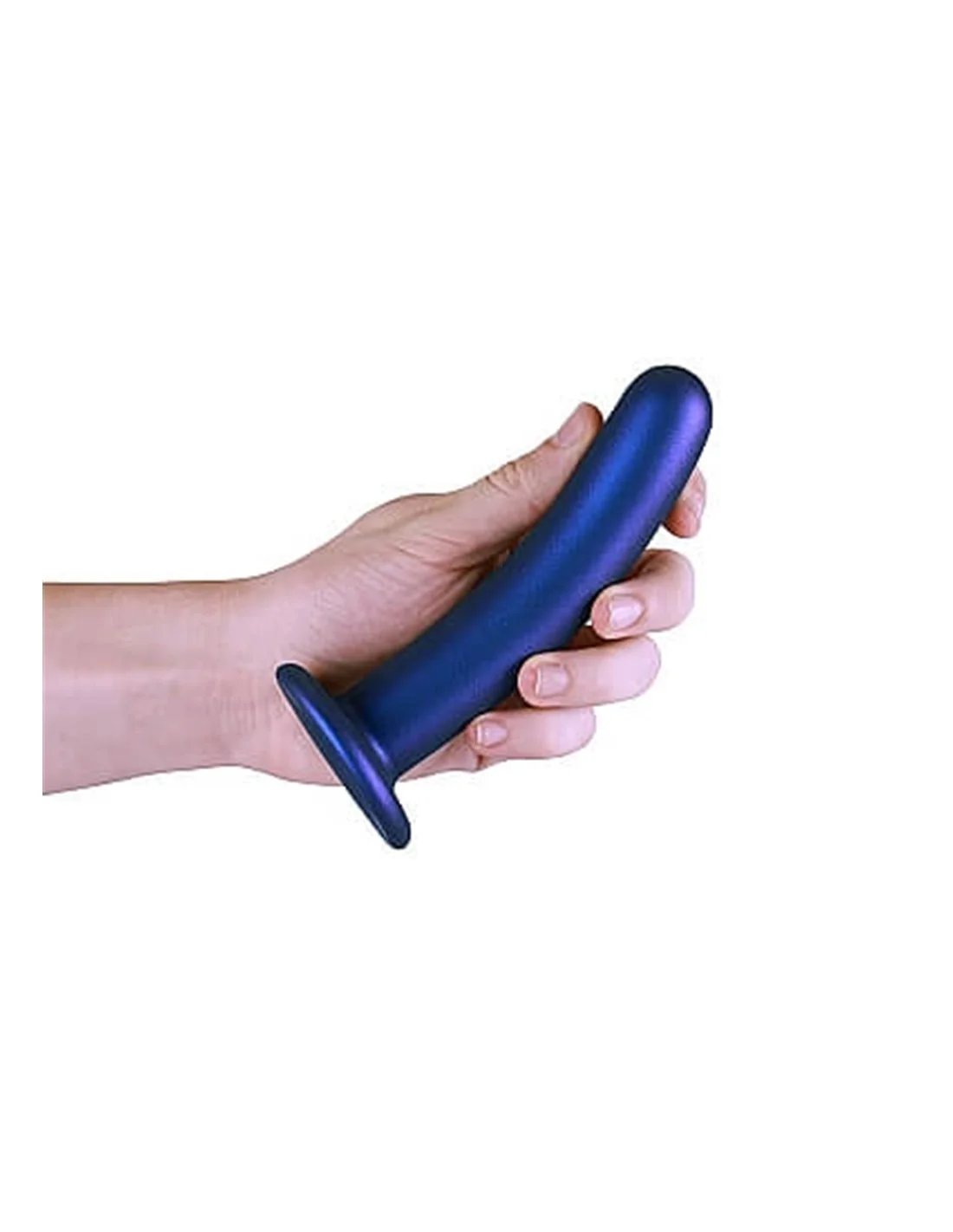 Ouch! Ouch Smooth G-spot Dildo 14.5 Cm Metallic Blue 5 Ouch! Ouch Smooth G-spot Dildo 14.5 Cm Metallic Blue - Afbeelding 5
