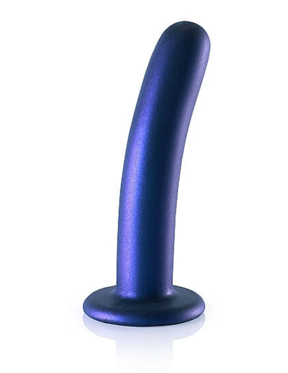 Ouch! Ouch Smooth G-spot Dildo 14.5 Cm Metallic Blue 1 Ouch! Ouch Smooth G-spot Dildo 14.5 Cm Metallic Blue