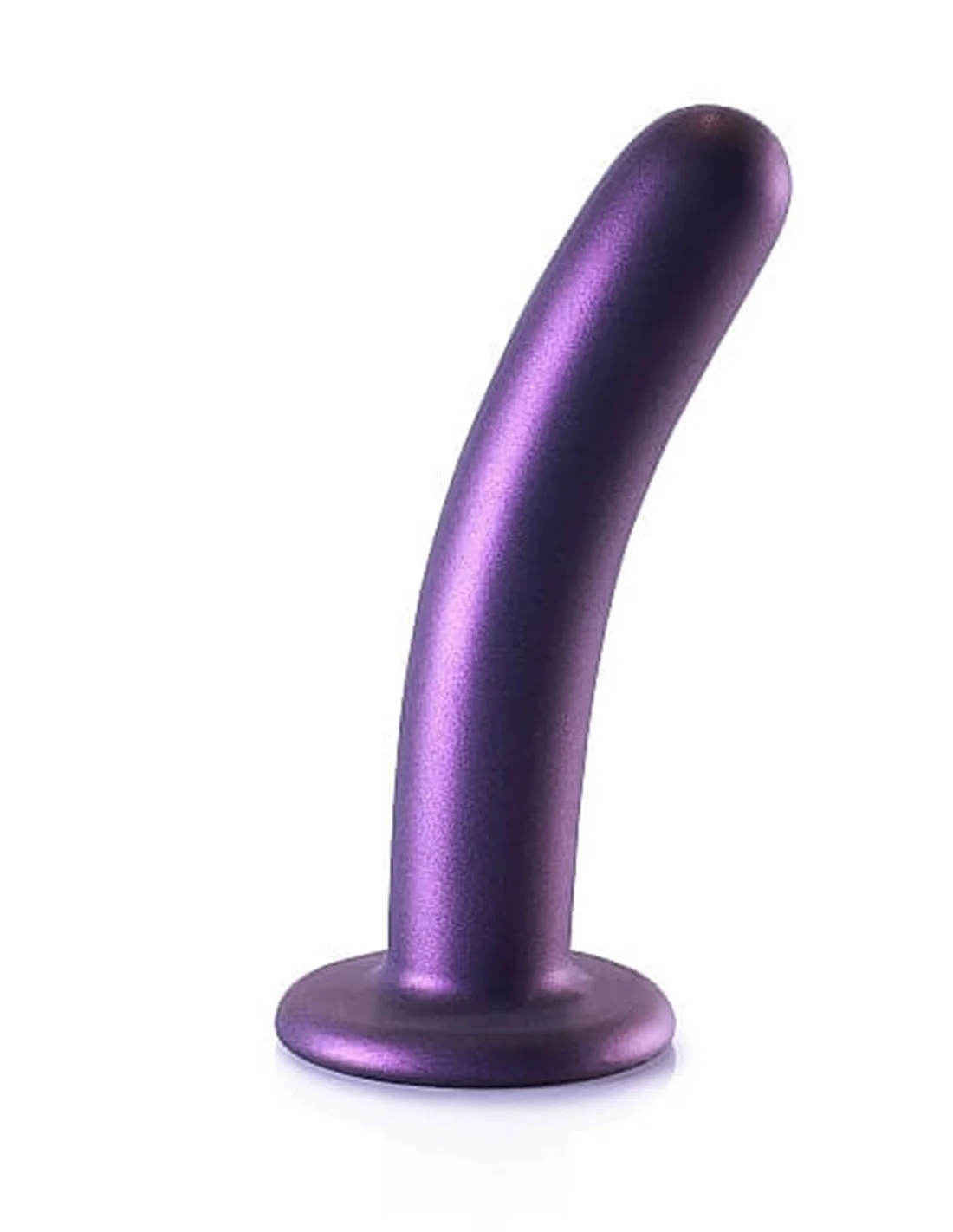Ouch! Ouch Smooth G-spot Dildo 14.5 Cm Metallic Purple 2 Ouch! Ouch Smooth G-spot Dildo 14.5 Cm Metallic Purple - Afbeelding 2