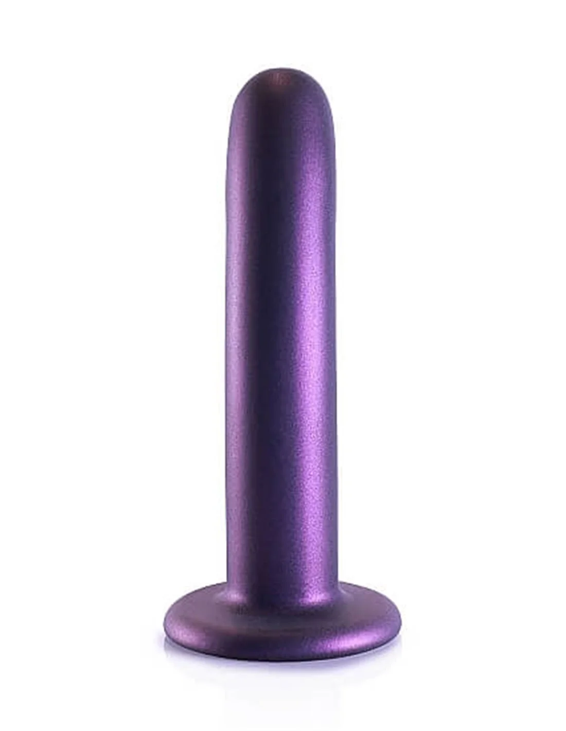 Ouch! Ouch Smooth G-spot Dildo 14.5 Cm Metallic Purple 3 Ouch! Ouch Smooth G-spot Dildo 14.5 Cm Metallic Purple - Afbeelding 3