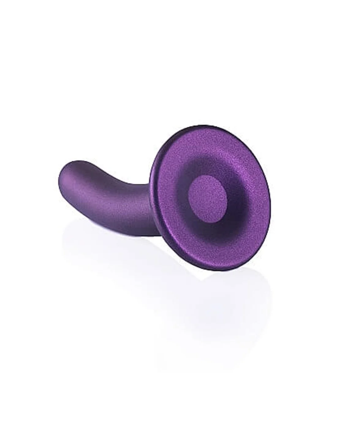 Ouch! Ouch Smooth G-spot Dildo 14.5 Cm Metallic Purple 5 Ouch! Ouch Smooth G-spot Dildo 14.5 Cm Metallic Purple - Afbeelding 5