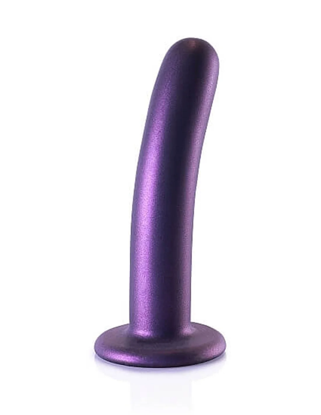 Ouch! Ouch Smooth G-spot Dildo 14.5 Cm Metallic Purple 1 Ouch! Ouch Smooth G-spot Dildo 14.5 Cm Metallic Purple