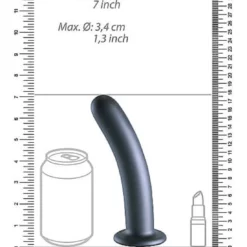 Ouch! Ouch Smooth G-spot Dildo 17 Cm Gun Metal -Aanbiedingen Masturbators Winkel ouch smooth g spot dildo 17 cm gun metal 5