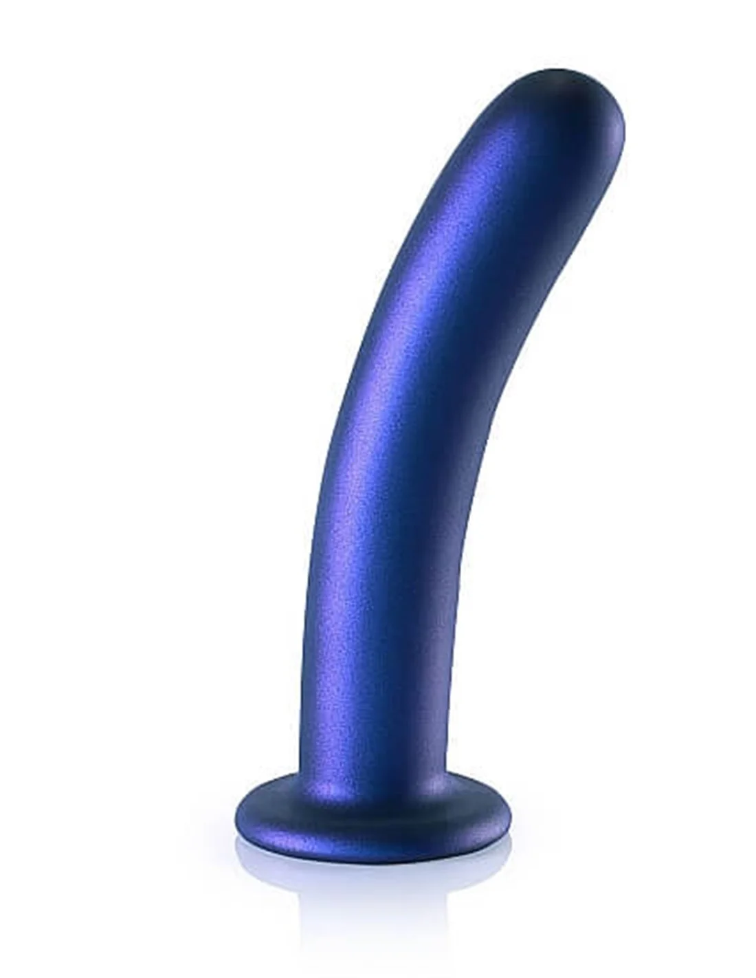 Ouch! Ouch Smooth G-spot Dildo 17 Cm Metallic Blue 2 Ouch! Ouch Smooth G-spot Dildo 17 Cm Metallic Blue - Afbeelding 2