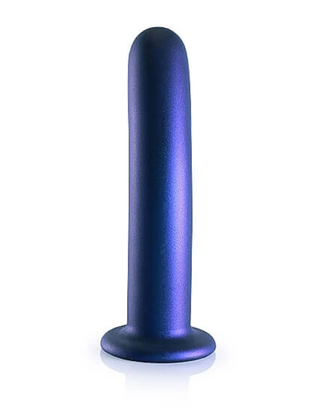 Ouch! Ouch Smooth G-spot Dildo 17 Cm Metallic Blue 3 Ouch! Ouch Smooth G-spot Dildo 17 Cm Metallic Blue - Afbeelding 3