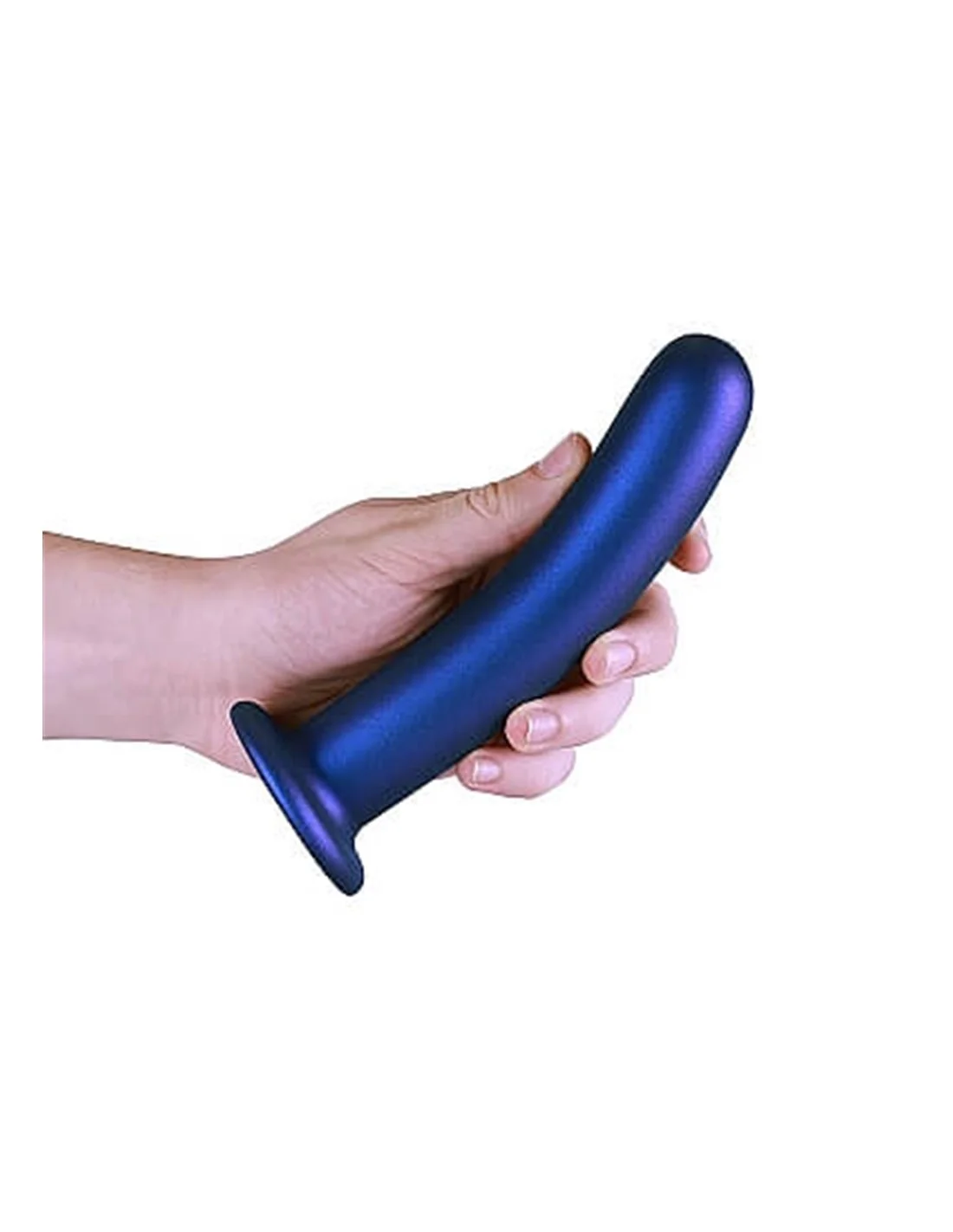 Ouch! Ouch Smooth G-spot Dildo 17 Cm Metallic Blue 5 Ouch! Ouch Smooth G-spot Dildo 17 Cm Metallic Blue - Afbeelding 5