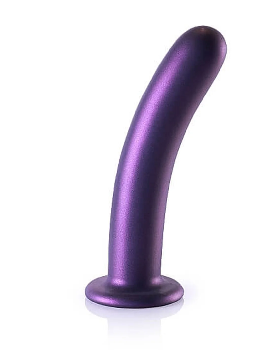 Ouch! Ouch Smooth G-spot Dildo 17 Cm Metallic Purple 3 Ouch! Ouch Smooth G-spot Dildo 17 Cm Metallic Purple - Afbeelding 3