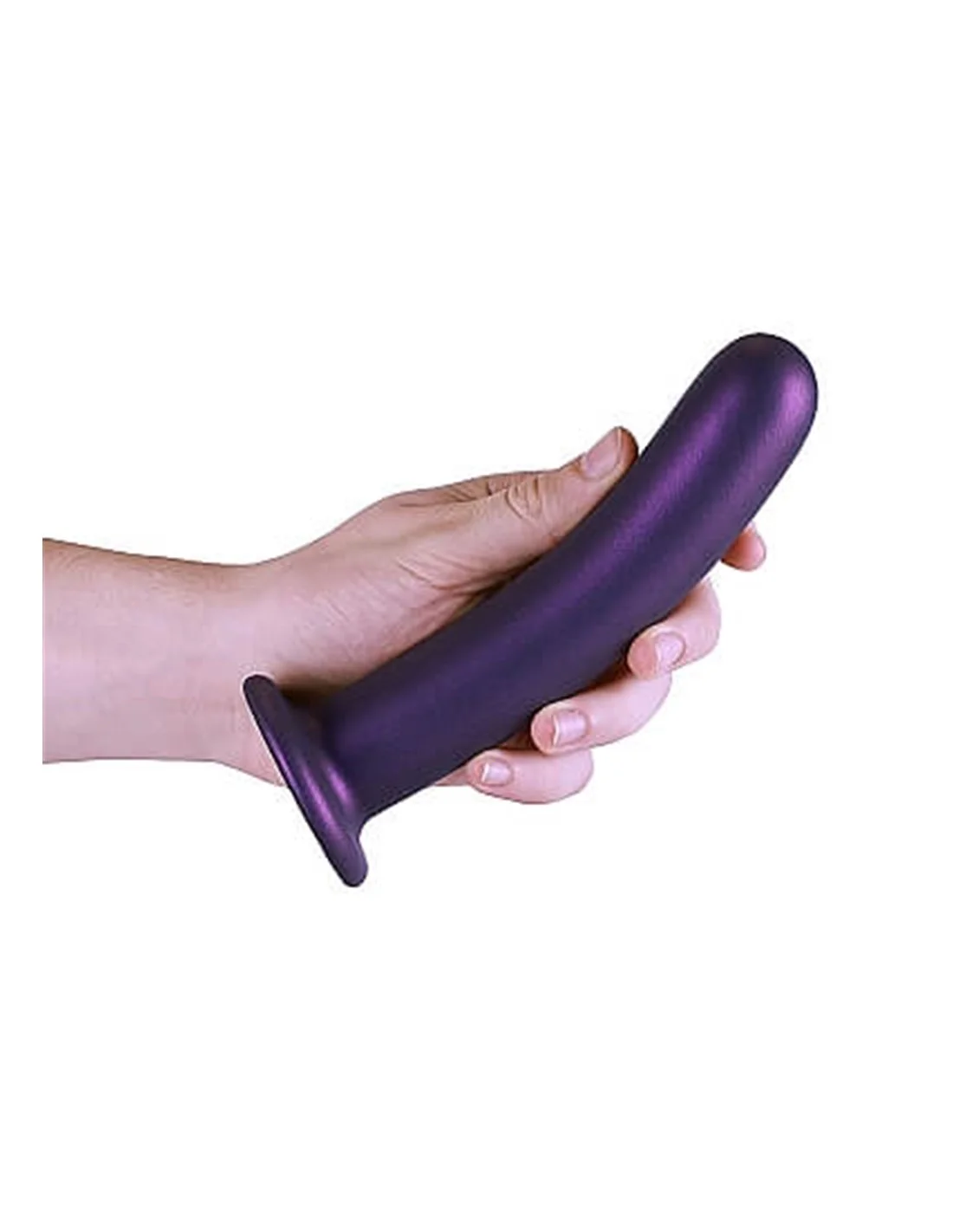 Ouch! Ouch Smooth G-spot Dildo 17 Cm Metallic Purple 5 Ouch! Ouch Smooth G-spot Dildo 17 Cm Metallic Purple - Afbeelding 5