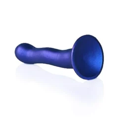Ouch! Ouch Ultra Soft Silicone Curvy G-spot Dildo 17 Cm Metallic Blue -Aanbiedingen Masturbators Winkel ouch ultra soft silicone curvy g spot dildo 17 cm metallic blue 2