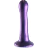 Ouch! Ouch Ultra Soft Silicone Curvy G-spot Dildo 17 Cm Metallic Purple