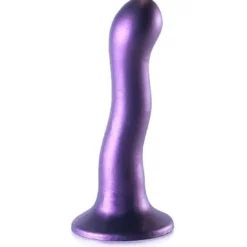Ouch! Ouch Ultra Soft Silicone Curvy G-spot Dildo 17 Cm Metallic Purple -Aanbiedingen Masturbators Winkel ouch ultra soft silicone curvy g spot dildo 17 cm metallic purple 2