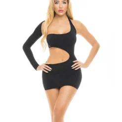 Pink Lipstick Lingerie Cut My Life Into Pieces Dress Black One Size