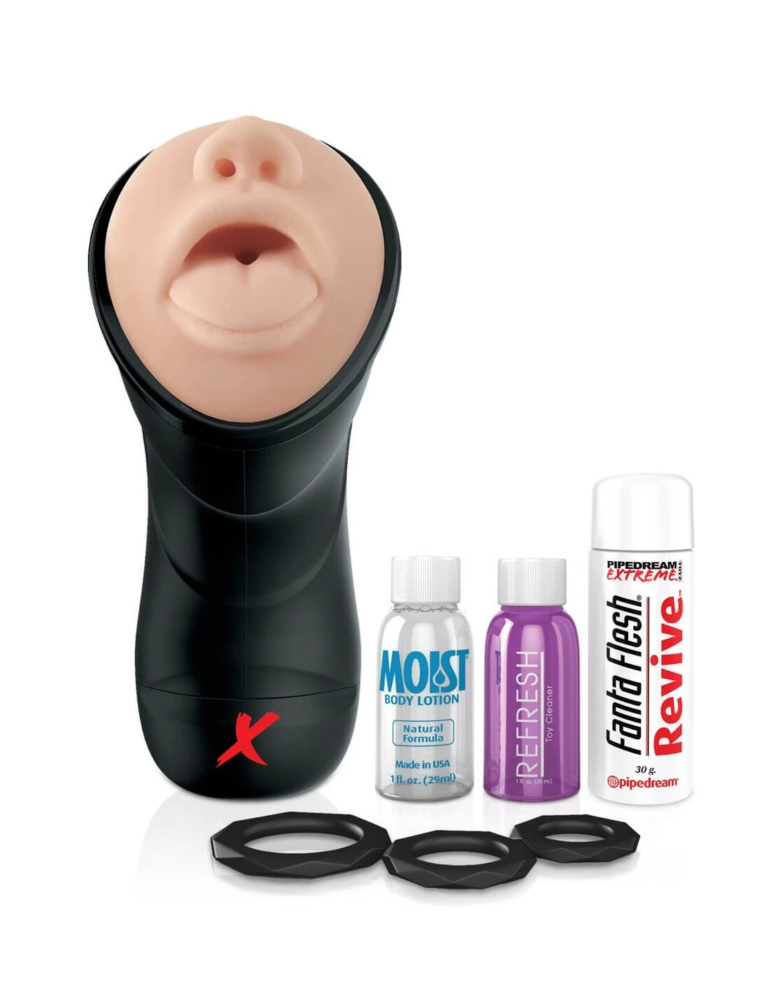 Pipedream Elite Deep Throat Vibrerende Masturbator Set 1 Pipedream Elite Deep Throat Vibrerende Masturbator Set