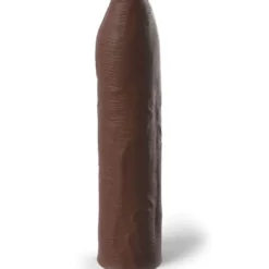 Pipedream Extension Sleeve Uncut 7 Inch Brown Skin