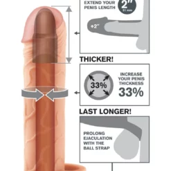 Pipedream Perfect 2 Inch With Ball Strap Light Skin -Aanbiedingen Masturbators Winkel pipedream perfect 2 inch with ball strap light skin 2