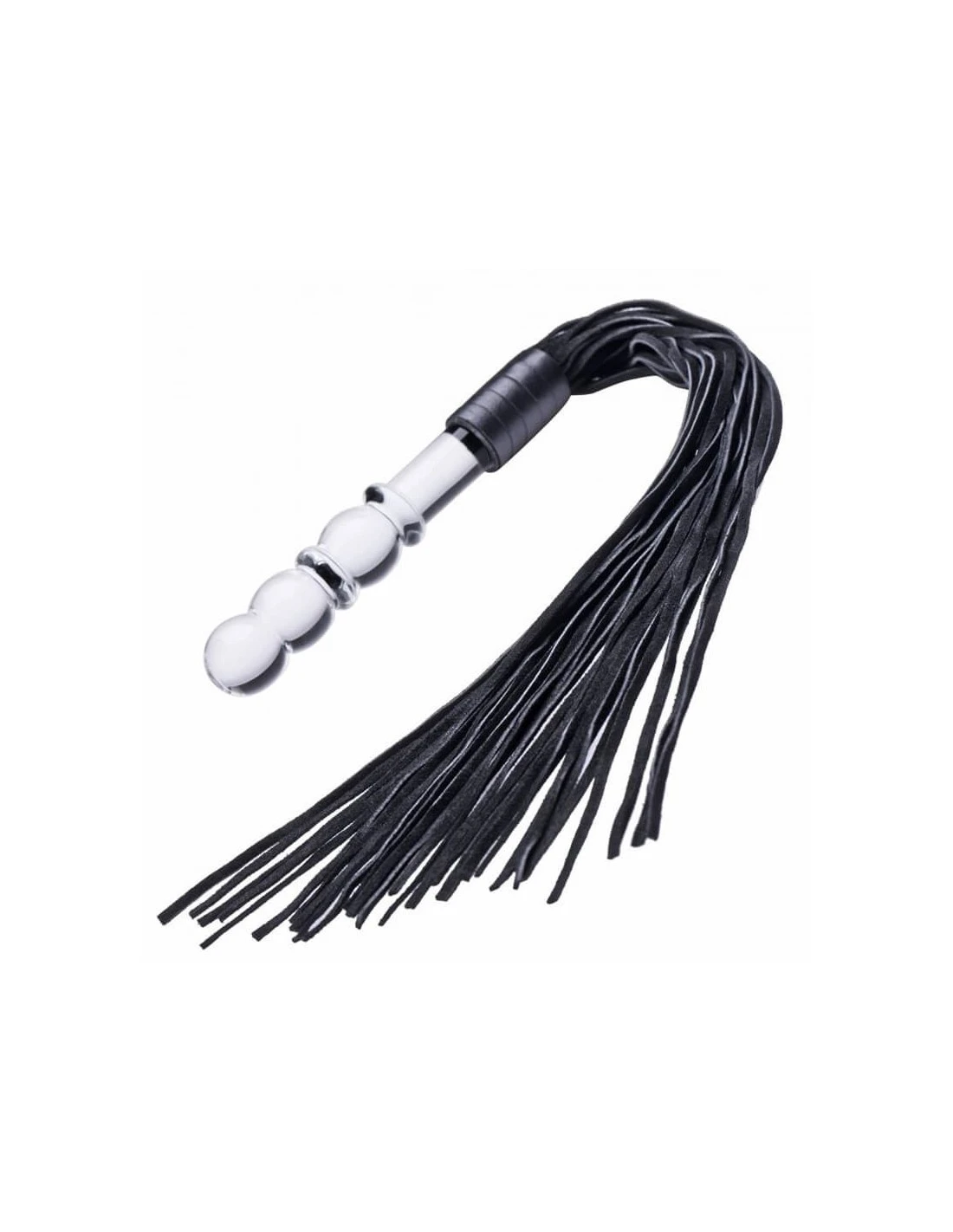 Prisms Erotic Glass Lingam Glazen Dildo Met Zweep 1 Prisms Erotic Glass Lingam Glazen Dildo Met Zweep