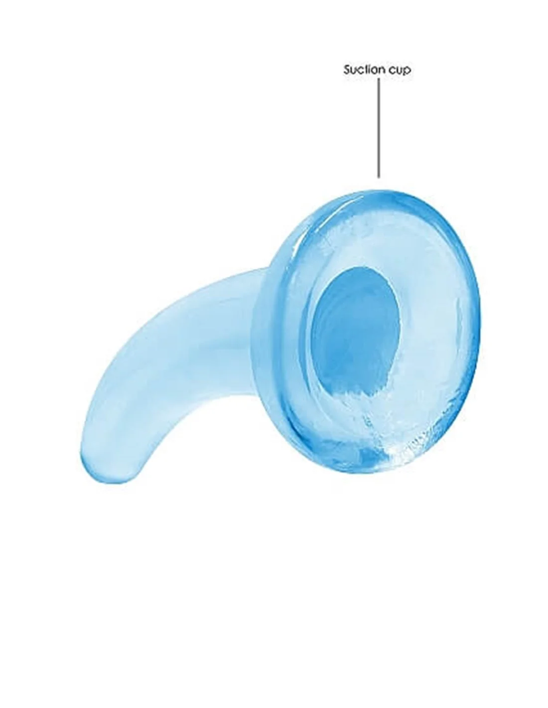 RealRock 11.5 Cm Non Realistic Dildo Suction Cup Blue 2 RealRock 11.5 Cm Non Realistic Dildo Suction Cup Blue - Afbeelding 2