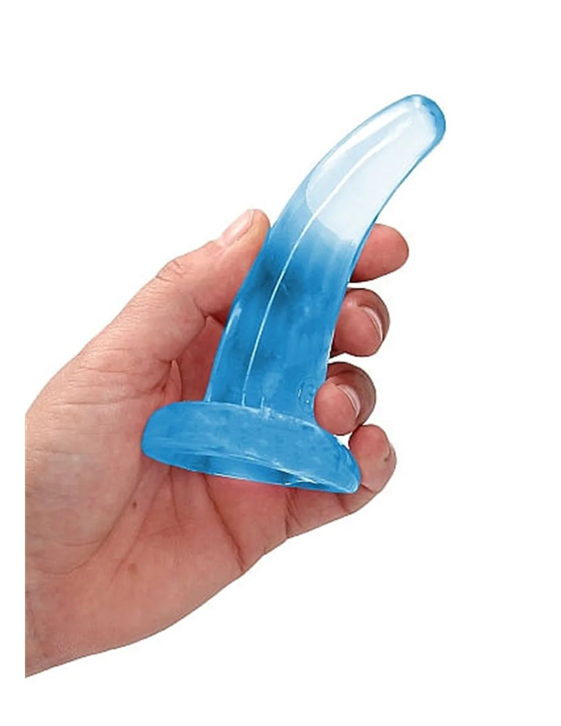 RealRock 11.5 Cm Non Realistic Dildo Suction Cup Blue 3 RealRock 11.5 Cm Non Realistic Dildo Suction Cup Blue - Afbeelding 3