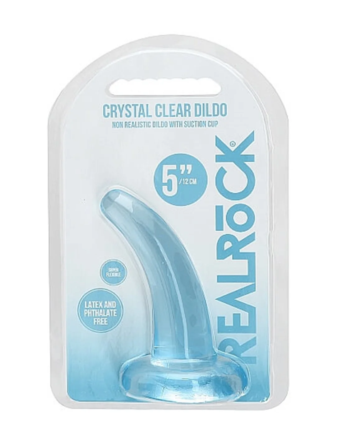 RealRock 11.5 Cm Non Realistic Dildo Suction Cup Blue 5 RealRock 11.5 Cm Non Realistic Dildo Suction Cup Blue - Afbeelding 5