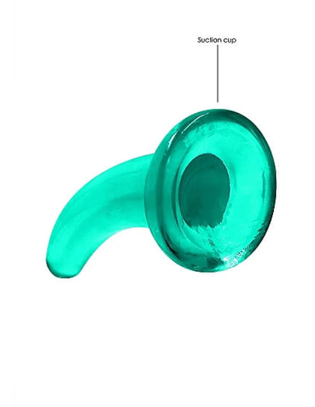 RealRock 11.5 Cm Non Realistic Dildo Suction Cup Green 2 RealRock 11.5 Cm Non Realistic Dildo Suction Cup Green - Afbeelding 2