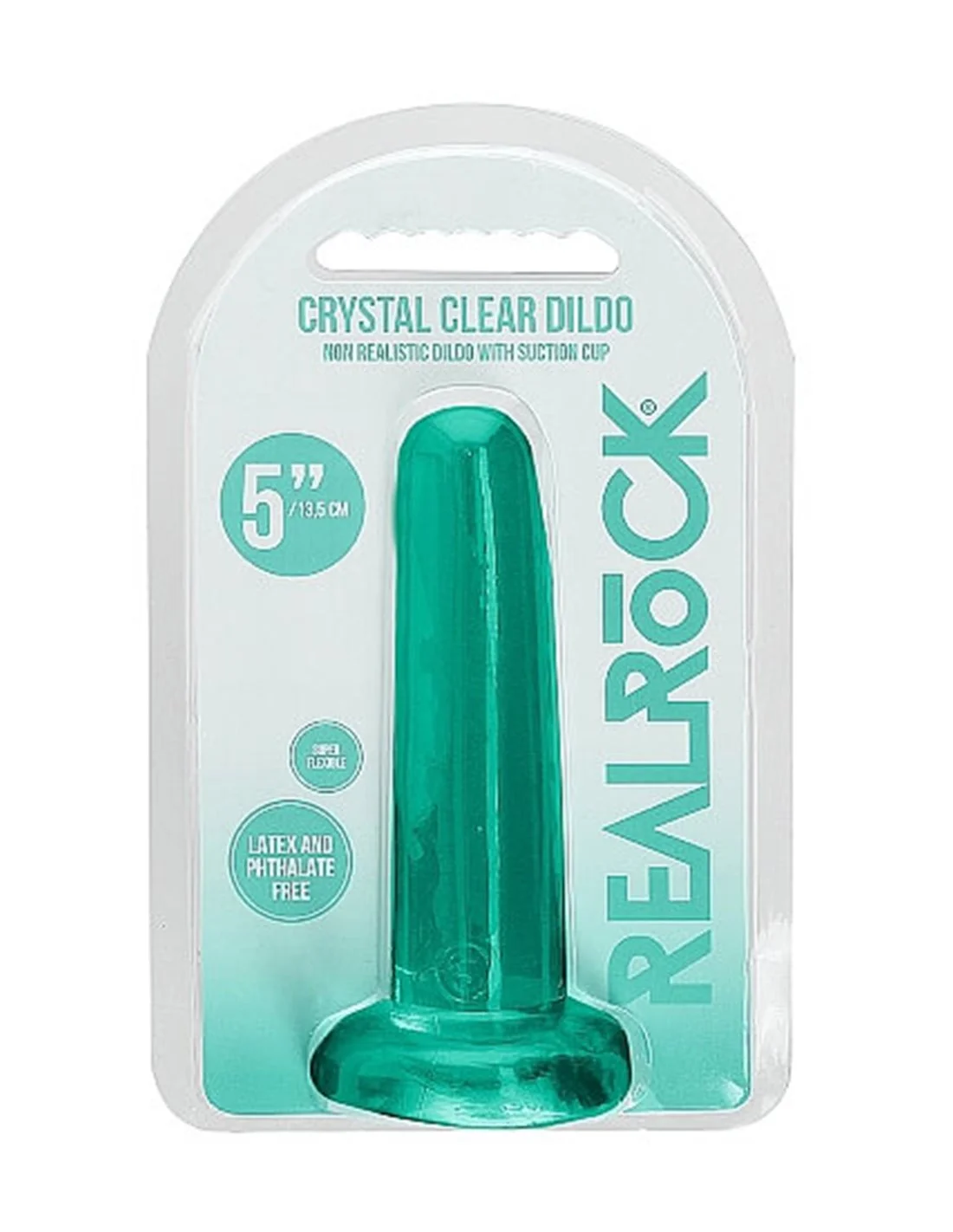 RealRock 13.5 Cm Non Realistic Dildo Suction Cup Green 6 RealRock 13.5 Cm Non Realistic Dildo Suction Cup Green - Afbeelding 6