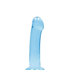 RealRock 17 Cm Non Realistic Dildo Suction Cup Blue