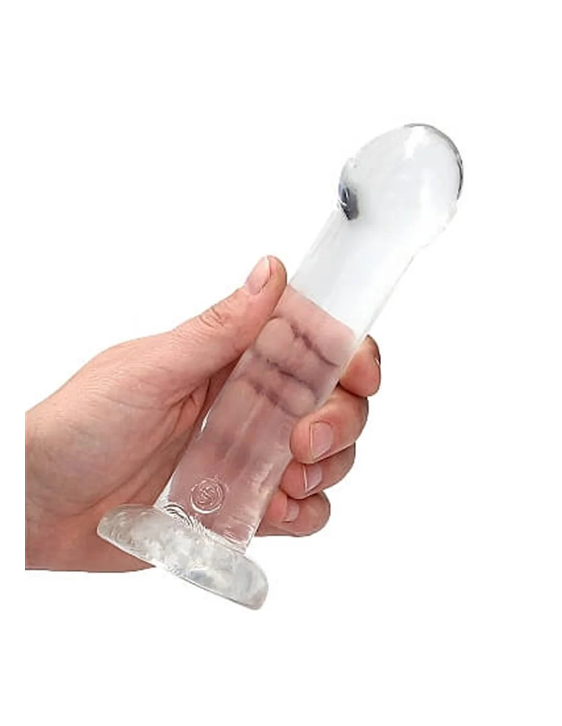RealRock 17 Cm Non Realistic Dildo Suction Cup Clear 2 RealRock 17 Cm Non Realistic Dildo Suction Cup Clear - Afbeelding 2
