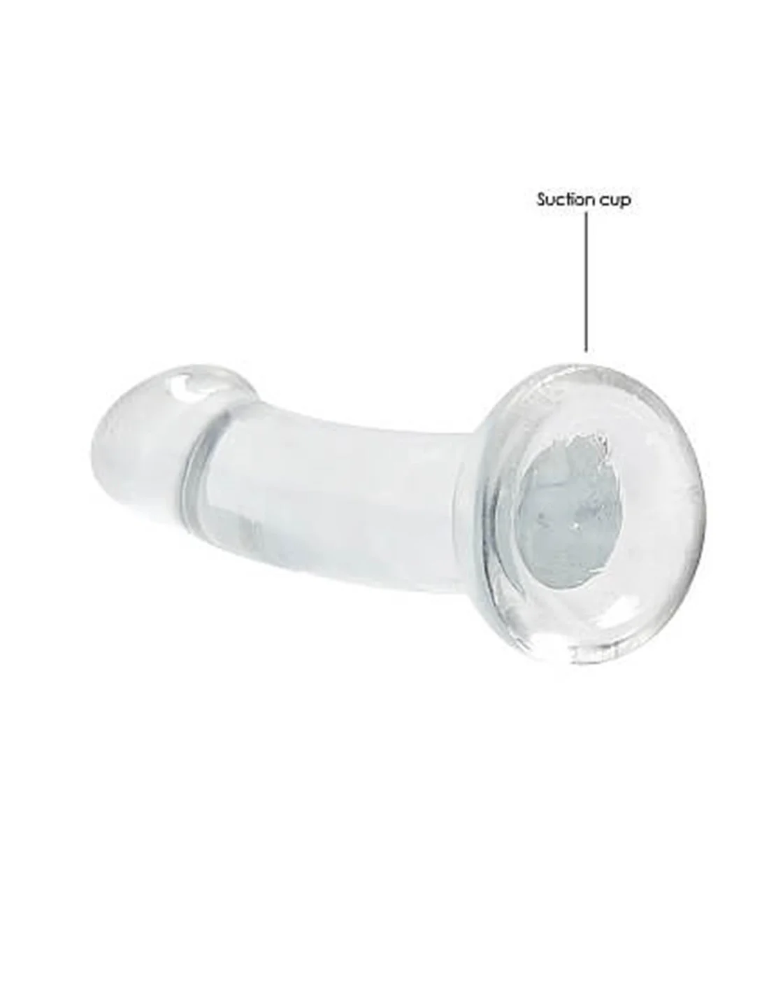 RealRock 17 Cm Non Realistic Dildo Suction Cup Clear 3 RealRock 17 Cm Non Realistic Dildo Suction Cup Clear - Afbeelding 3