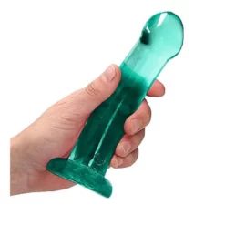 RealRock 17 Cm Non Realistic Dildo Suction Cup Green -Aanbiedingen Masturbators Winkel realrock 17 cm non realistic dildo suction cup green 4