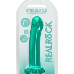 RealRock 17 Cm Non Realistic Dildo Suction Cup Green -Aanbiedingen Masturbators Winkel realrock 17 cm non realistic dildo suction cup green 5
