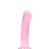RealRock 17 Cm Non Realistic Dildo Suction Cup Pink