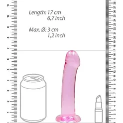 RealRock 17 Cm Non Realistic Dildo Suction Cup Pink -Aanbiedingen Masturbators Winkel realrock 17 cm non realistic dildo suction cup pink 3