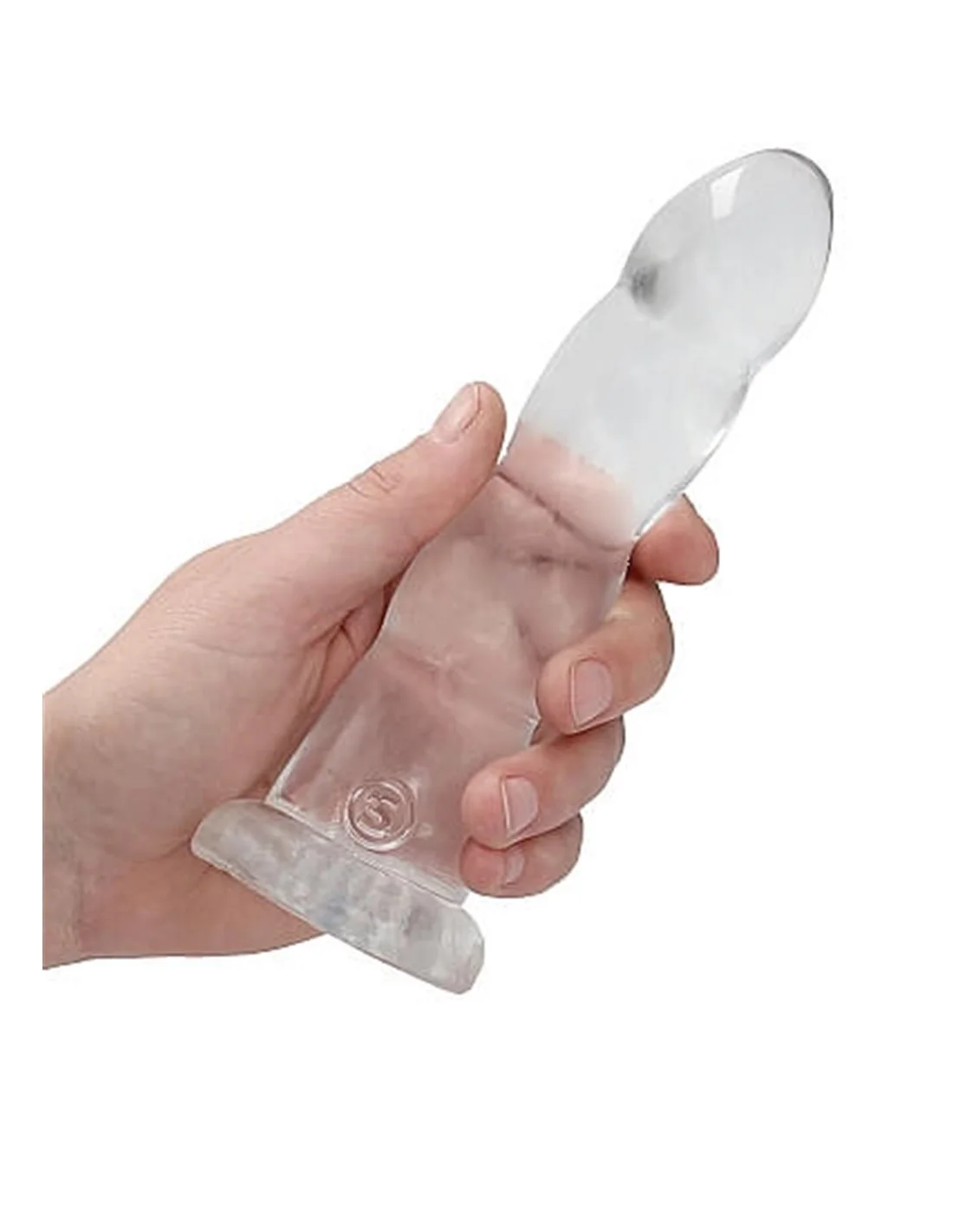 RealRock Non Realistic Dildo Suction Cup 17 Cm Clear 2 RealRock Non Realistic Dildo Suction Cup 17 Cm Clear - Afbeelding 2