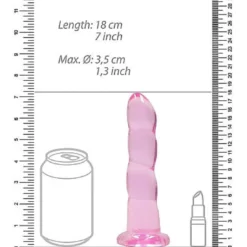 RealRock Non Realistic Dildo Suction Cup 17 Cm Pink -Aanbiedingen Masturbators Winkel realrock non realistic dildo suction cup 17 cm pink 3