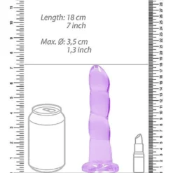 RealRock Non Realistic Dildo Suction Cup 17 Cm Purple -Aanbiedingen Masturbators Winkel realrock non realistic dildo suction cup 17 cm purple 3