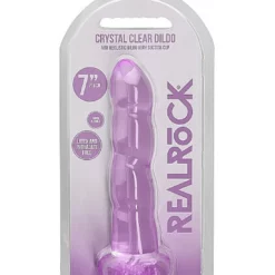 RealRock Non Realistic Dildo Suction Cup 17 Cm Purple -Aanbiedingen Masturbators Winkel realrock non realistic dildo suction cup 17 cm purple 4