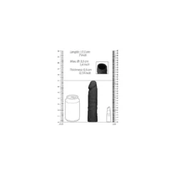 RealRock Penis Sleeve 7 Black -Aanbiedingen Masturbators Winkel realrock penis sleeve 7 black 7