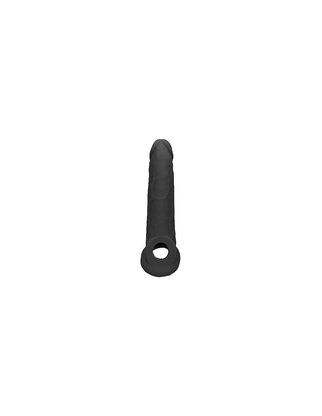 RealRock Penis Sleeve 9 Black 3 RealRock Penis Sleeve 9 Black - Afbeelding 3