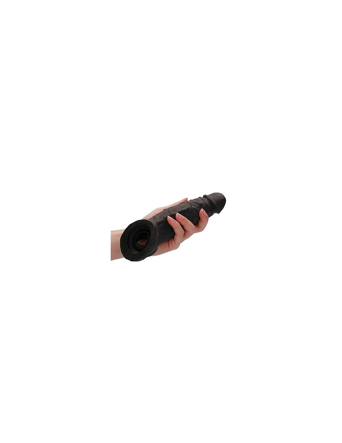 RealRock Penis Sleeve 9 Black 8 RealRock Penis Sleeve 9 Black - Afbeelding 8