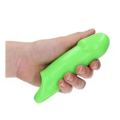 RealRock Smooth Stretchy Penis Sleeve GitD Neon Green 7 RealRock Smooth Stretchy Penis Sleeve GitD Neon Green -Aanbiedingen Masturbators Winkel realrock smooth stretchy penis sleeve gitd neon green 2