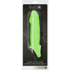 RealRock Smooth Stretchy Penis Sleeve GitD Neon Green 9 RealRock Smooth Stretchy Penis Sleeve GitD Neon Green -Aanbiedingen Masturbators Winkel realrock smooth stretchy penis sleeve gitd neon green 4