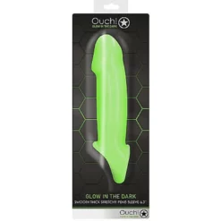 RealRock Smooth Stretchy Penis Sleeve Glow In The Dark -Aanbiedingen Masturbators Winkel realrock smooth stretchy penis sleeve glow in the dark 4
