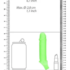 RealRock Smooth Stretchy Penis Sleeve Glow In The Dark Neon Green 8 RealRock Smooth Stretchy Penis Sleeve Glow In The Dark Neon Green -Aanbiedingen Masturbators Winkel realrock smooth stretchy penis sleeve glow in the dark neon green 3