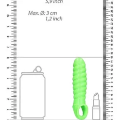 RealRock Swirl Stretchy Penis Sleeve Glow In The Dark Neon Green 7 RealRock Swirl Stretchy Penis Sleeve Glow In The Dark Neon Green -Aanbiedingen Masturbators Winkel realrock swirl stretchy penis sleeve glow in the dark neon green 2