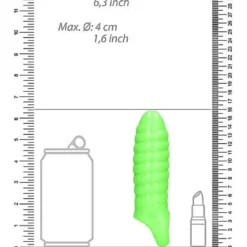 RealRock Swirl Thick Stretchy Penis Sleeve Glow In The Dark 7 RealRock Swirl Thick Stretchy Penis Sleeve Glow In The Dark -Aanbiedingen Masturbators Winkel realrock swirl thick stretchy penis sleeve glow in the dark 2