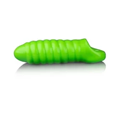 RealRock Swirl Thick Stretchy Penis Sleeve Glow In The Dark