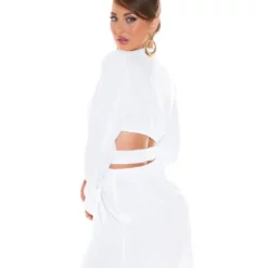 White Label Sexy Wrap Around Look Mini Dress With Side Cut Outs -Aanbiedingen Masturbators Winkel sexy wrap around look mini dress with side cut outs 3