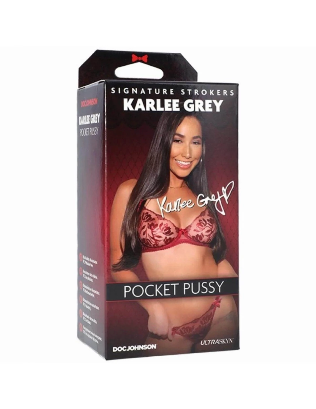 Doc Johnson Signature Strokers Karlee Grey Pocket Pussy Masturbator 2 Doc Johnson Signature Strokers Karlee Grey Pocket Pussy Masturbator - Afbeelding 2